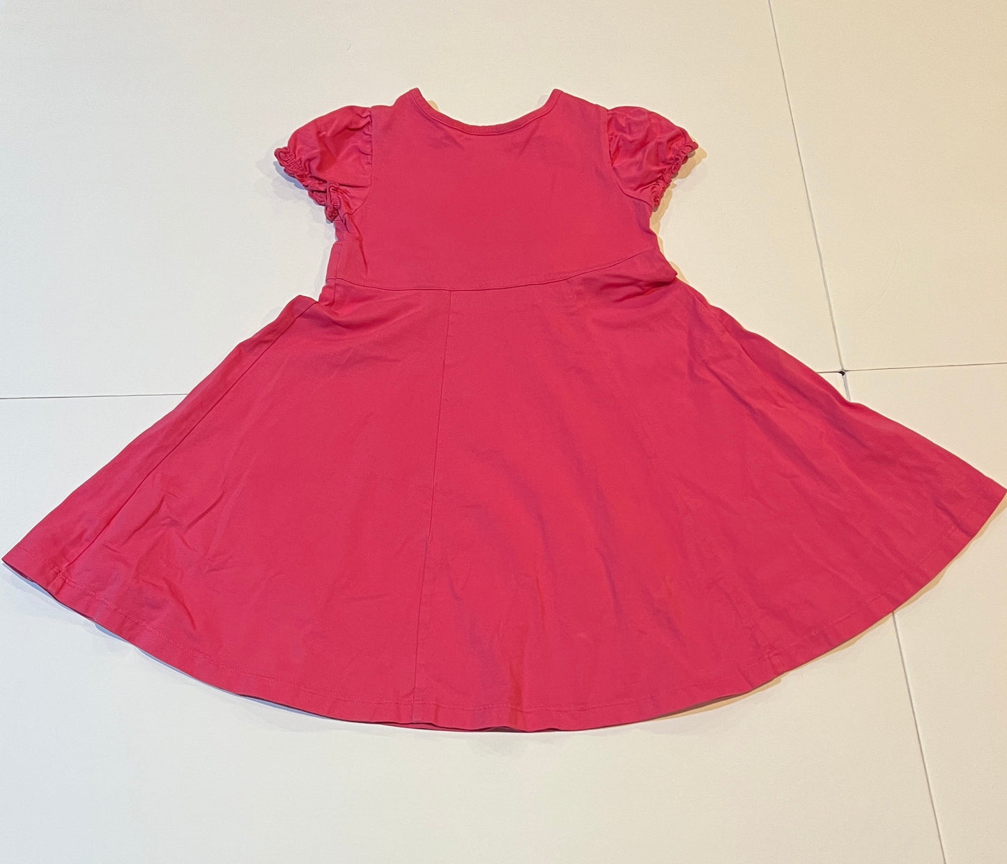 #180 Girl 100 US 4 Hanna Pink Flower Twirl dress