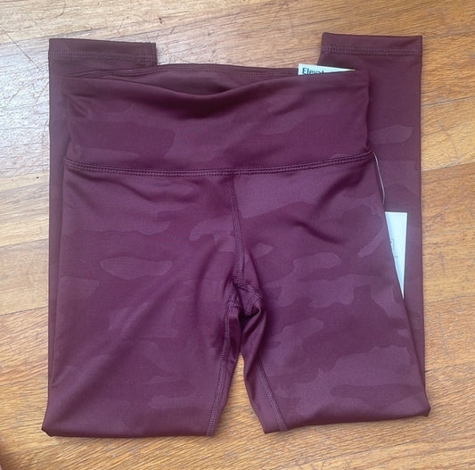 NWT OLD NAVY Girls Elevate Legging Maroon Camo, size 6-7