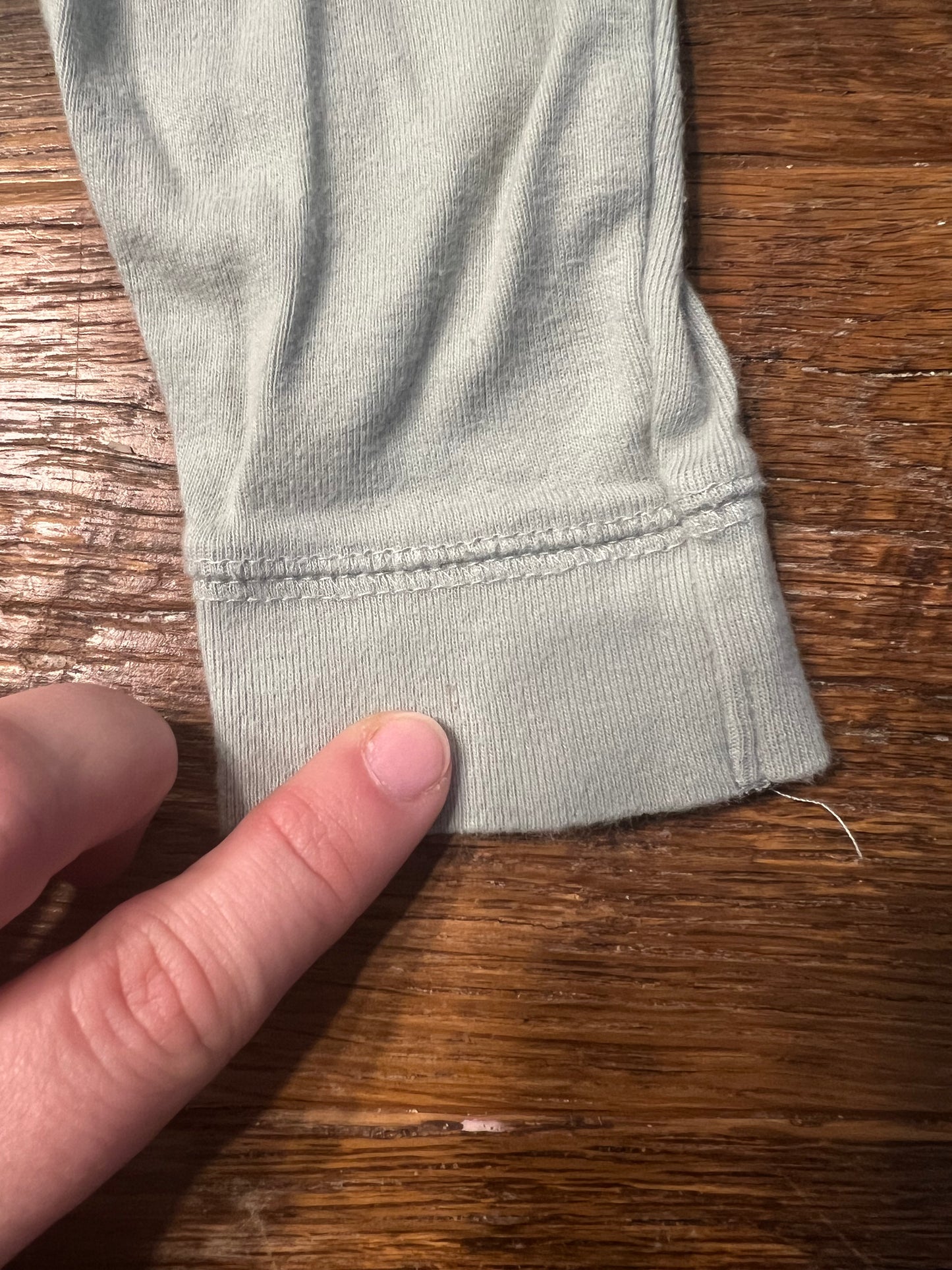 #67 Carter's Gender Neutral Light-weight Sage Green Pants - Size 12M