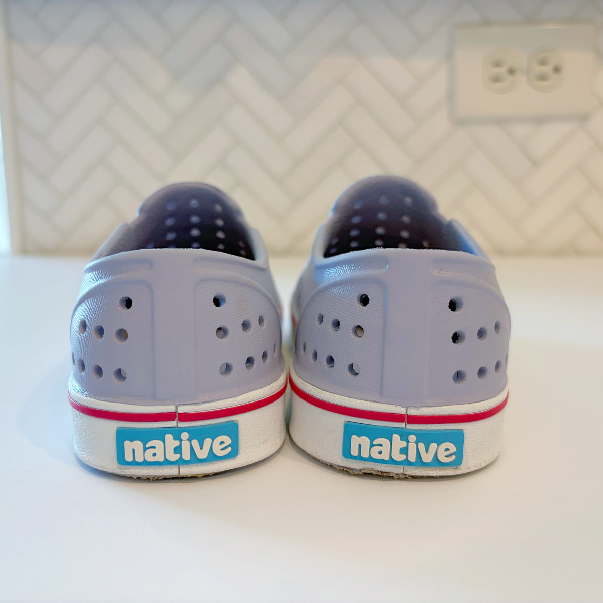 #96 | Size 10 | Native Girls Purple Shoes