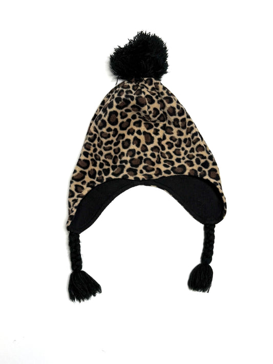 Seller 89 Girls Cat and Jack Animal Print Hat (worn age 5-6) VGUC
