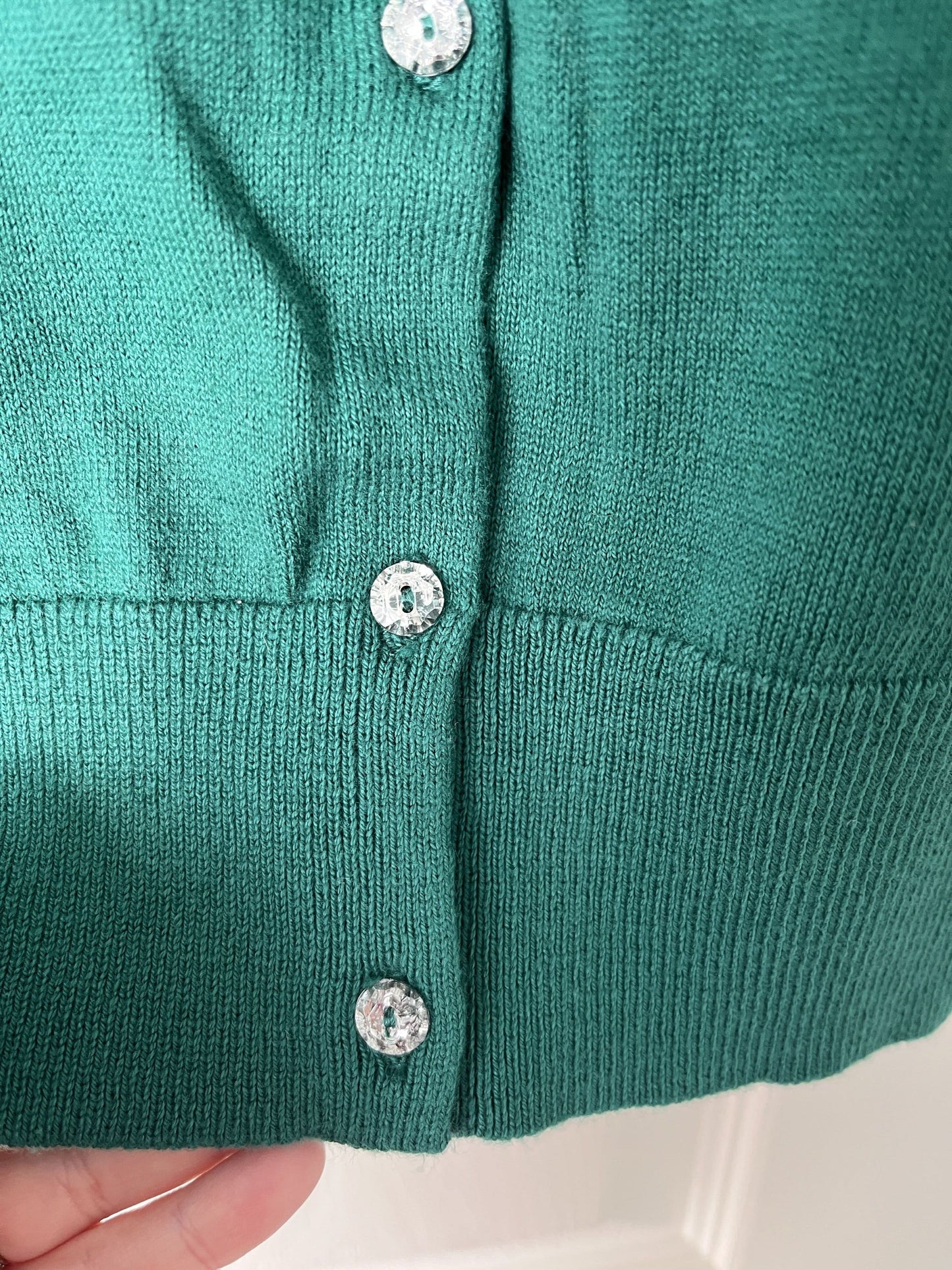 #124 NWT Loft Green Cardigan Women's Size XS