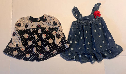 #74B - Gap and Wonder Kids Dress bundle 12mo