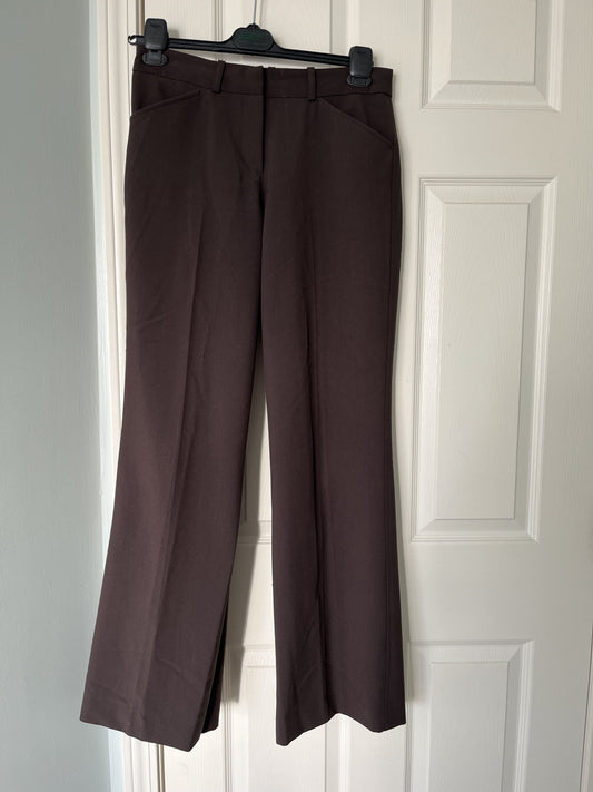 #124 VGUC Brown Women's Dress Pants Size 4