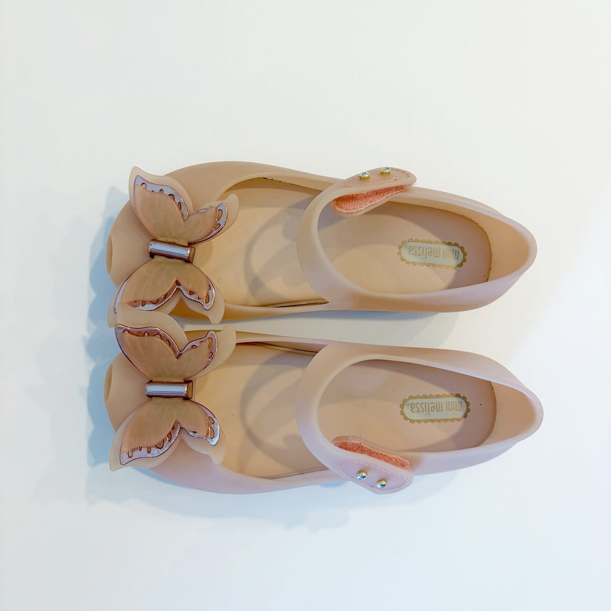 #96 | Size 11 | Mini Melissa Girls Pink Butterfly Shoes