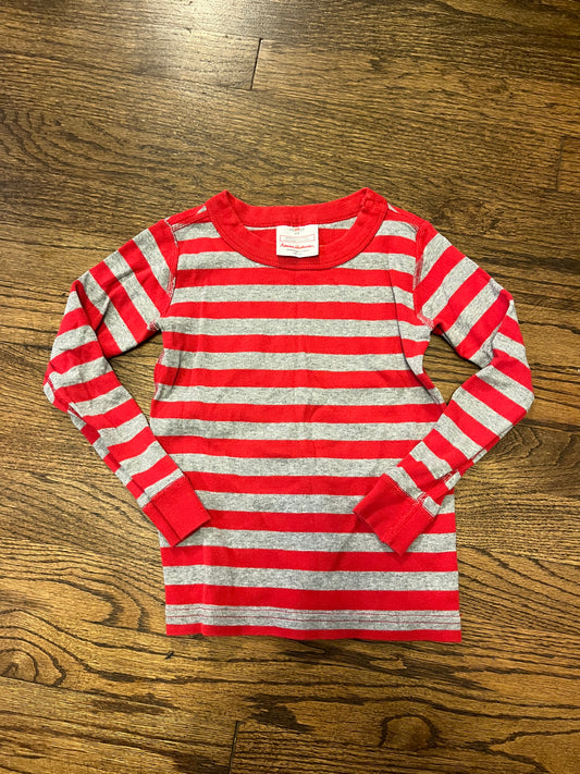 #67 Hanna Andersson striped pajama top 4t