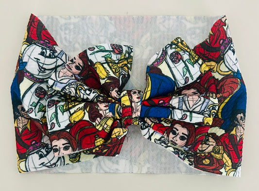 #15 New Baby Beauty and the Beast Headwrap