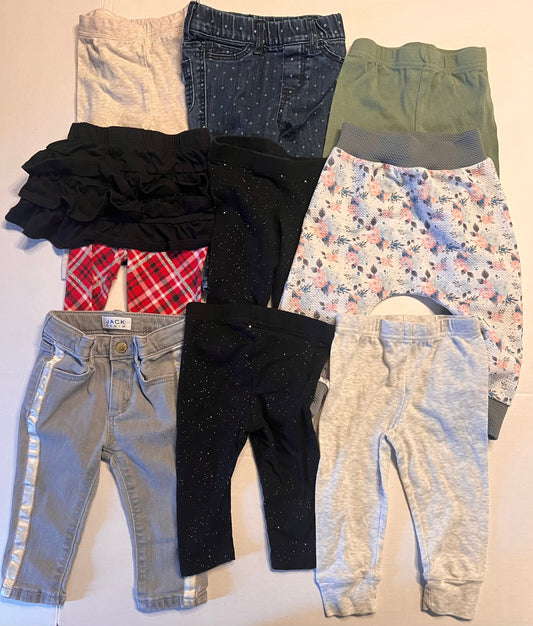 #74B - 12mo pants bundle - including Janie and Jack pair