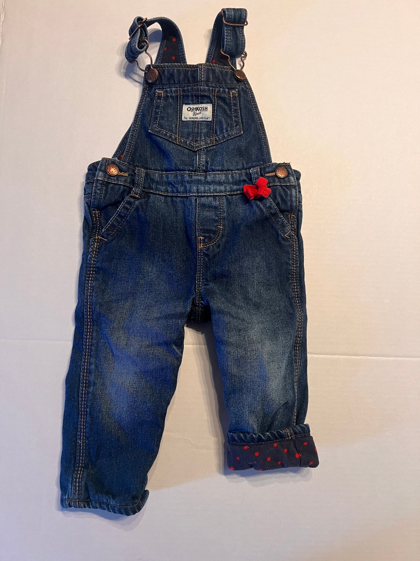 #74B - Oshkosh Overalls 12mo