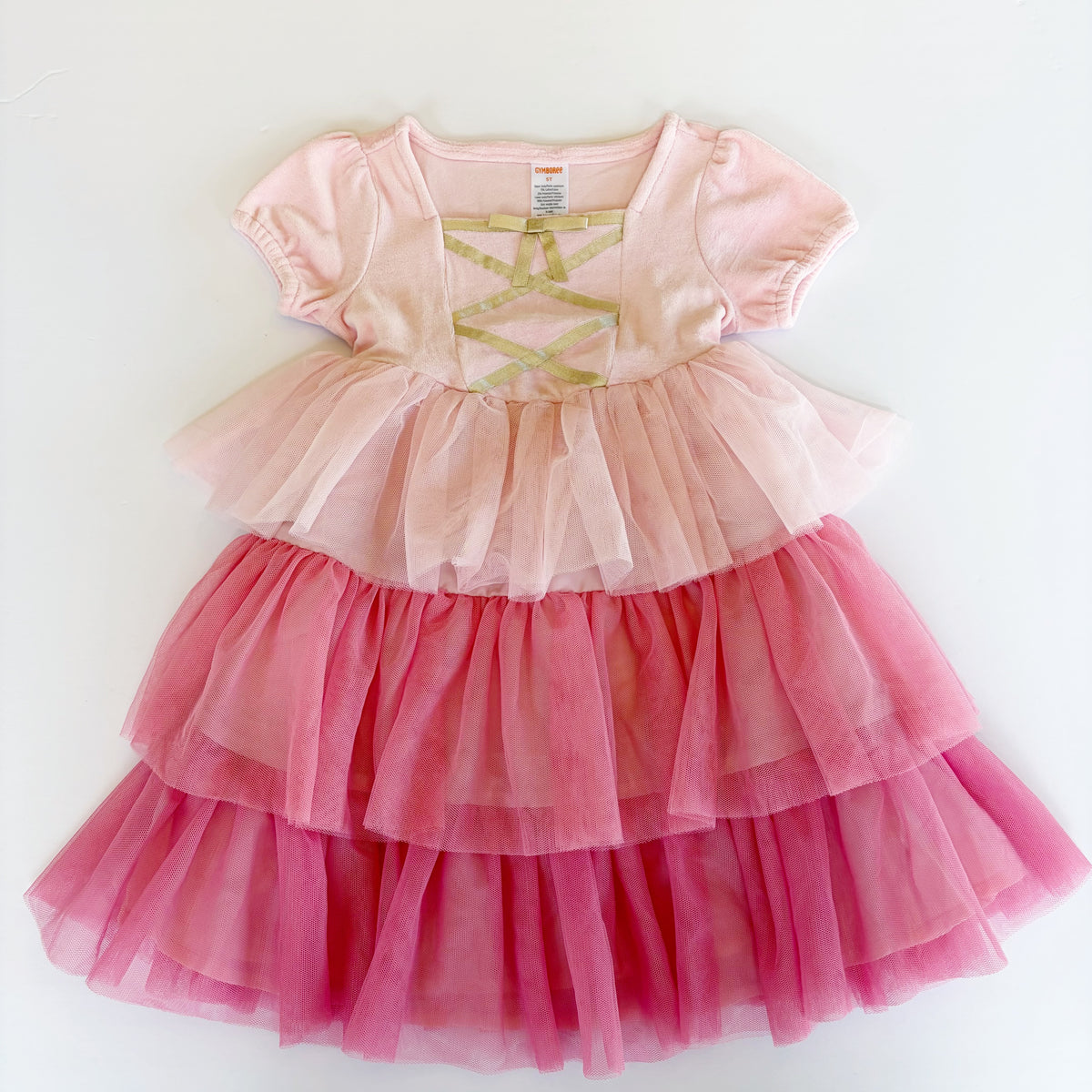 #96 | Size 5T | Gymboree Girls Pink Tulle Dress