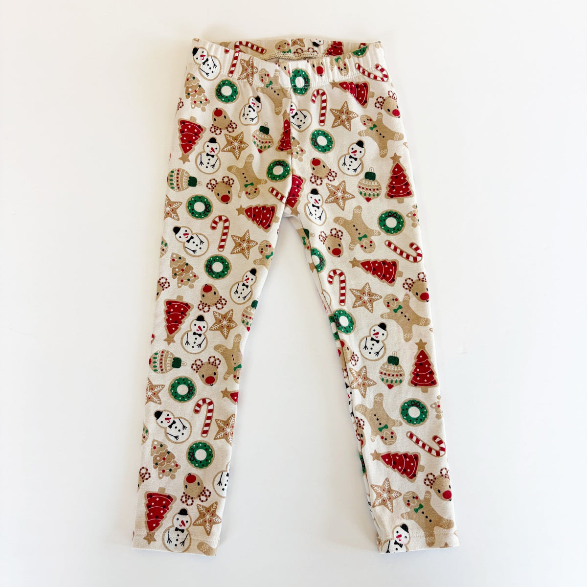 #96 | Size 4T | Gymboree Girls Gingerbread Cookie Leggings