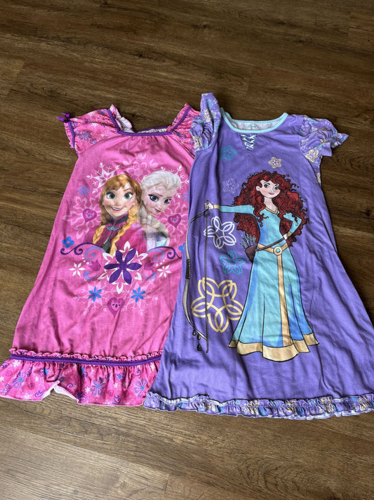 #124 Disney Princess Nightgown Girls Size 10