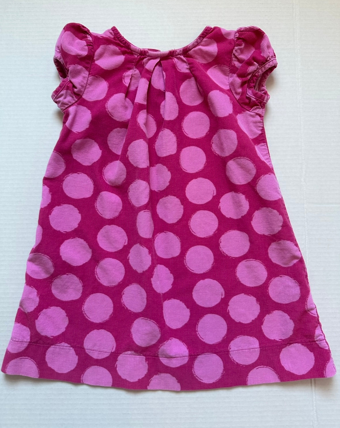 #146 Cherokee Pink Polka Dot Dress 4T