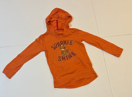 #180 Girls 4T Sparkle & Shine Sequin Hoodie