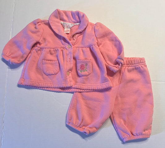 #74B - Chaps brand outfit 12mo Girls