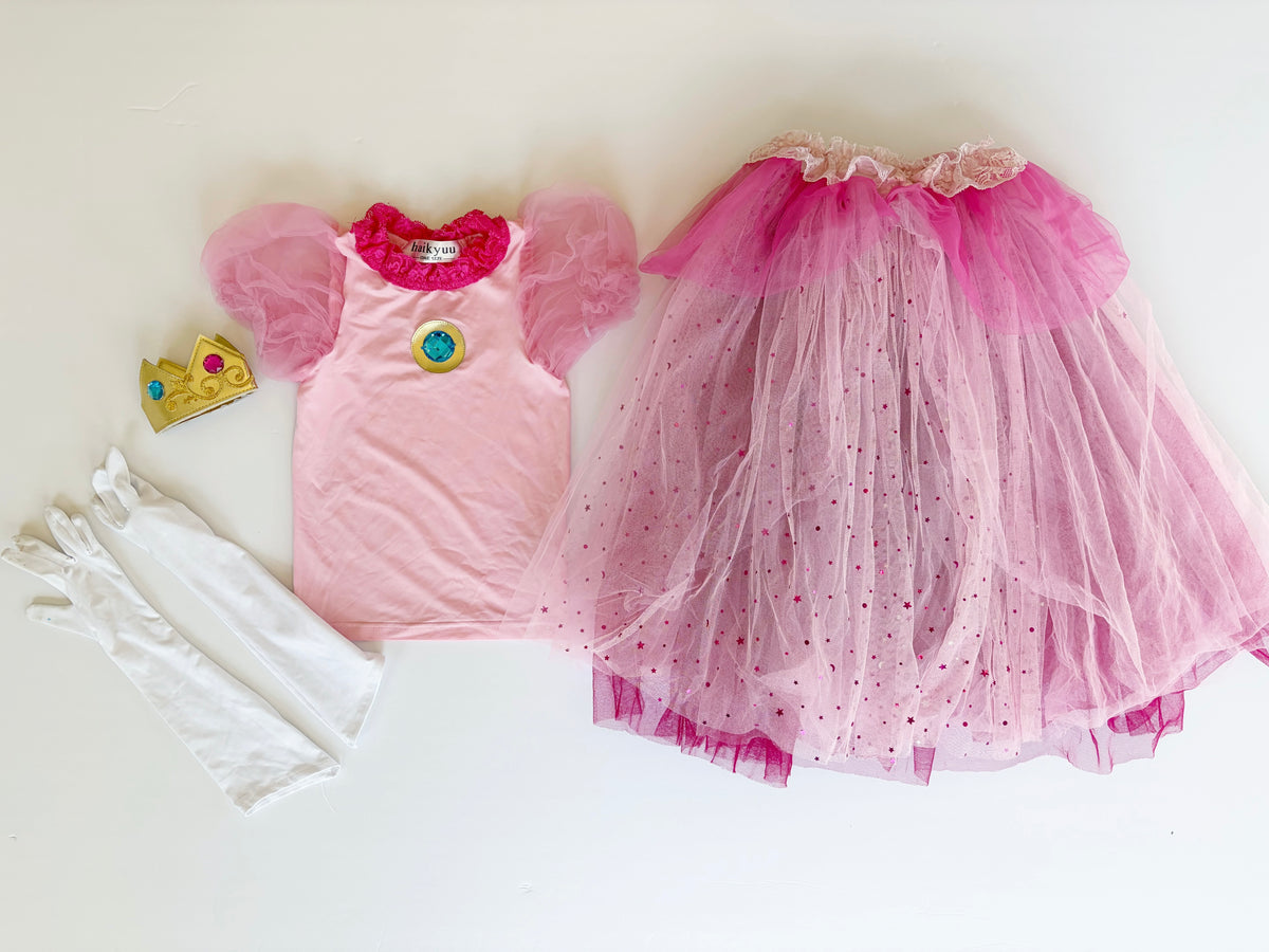 #96 | Size 4 |  Girls Princess Peach Costume