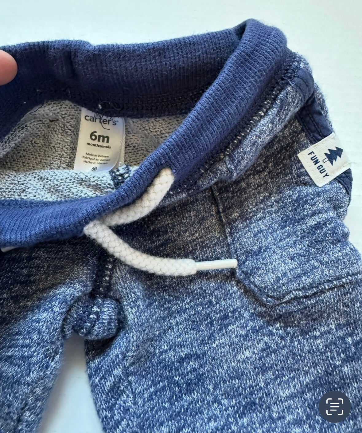 #93 Carter's Heathered Navy Sweatpants Boys 6M