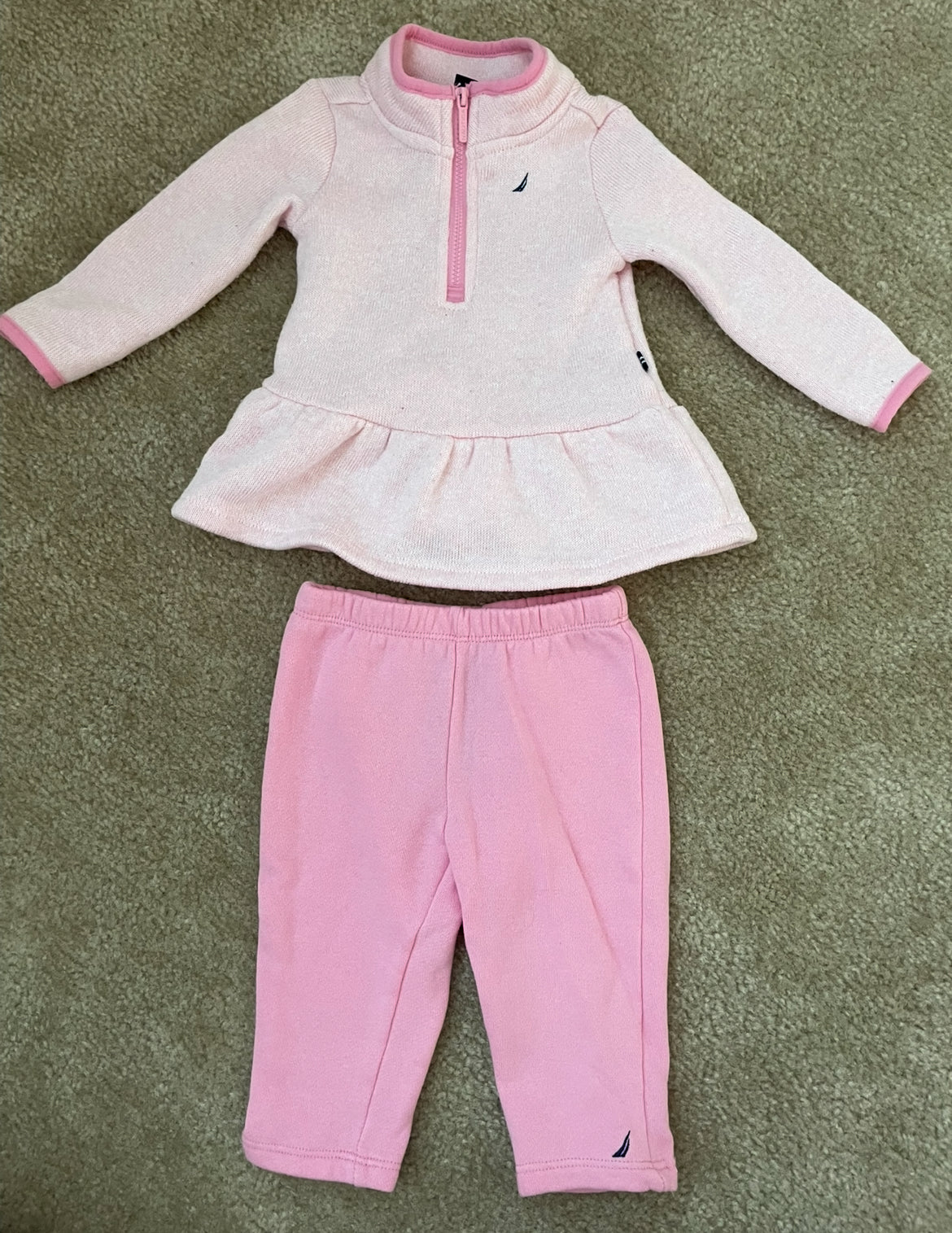 Seller 129- Nautica Girls 6-9 month outfit