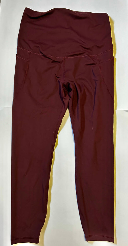 Seller #21 large maternity leggings maroon