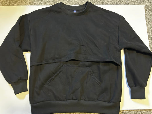 Seller #21 Latched Mama nursing sweatshirt black