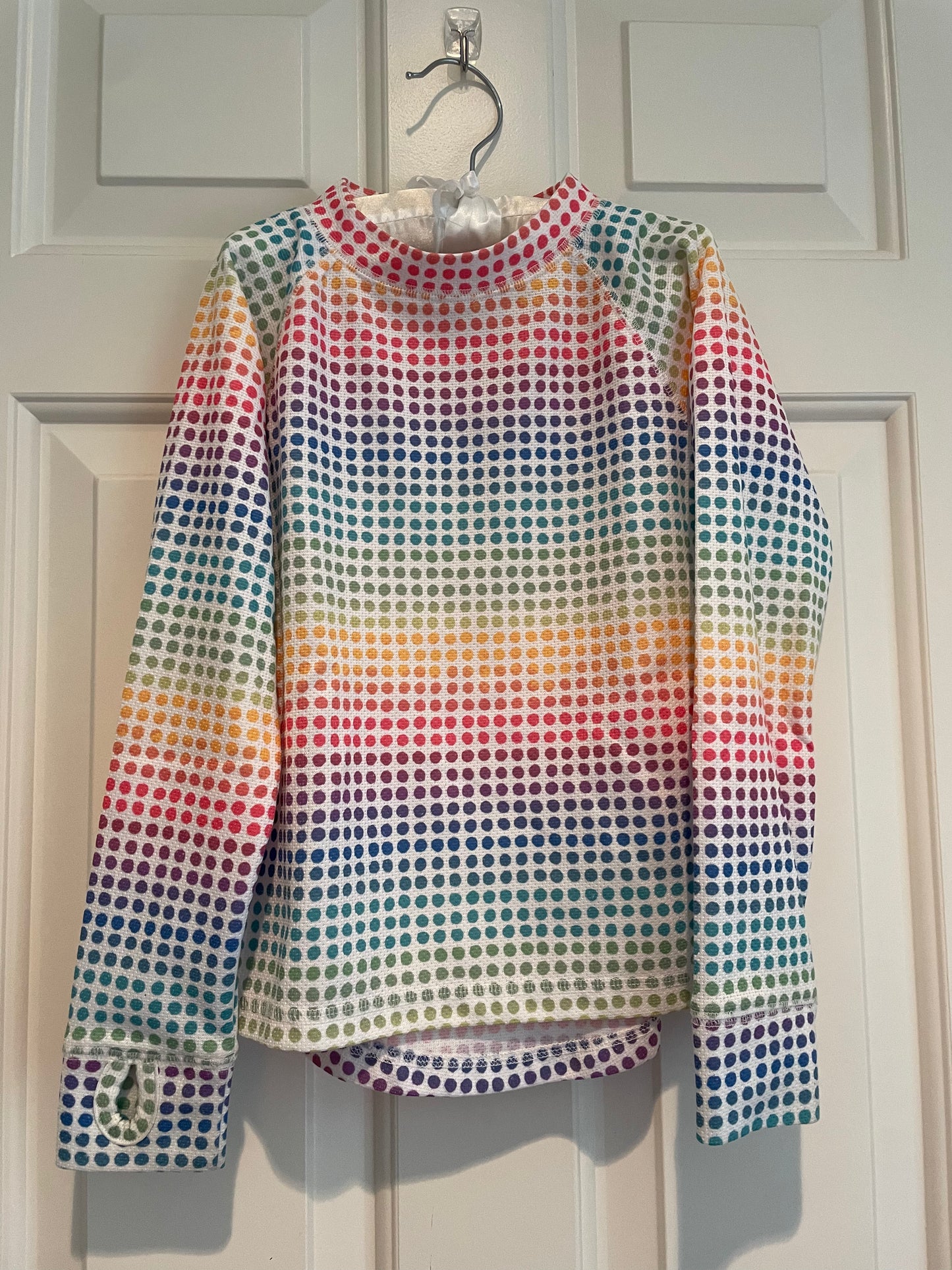 #57 L.L. Bean Girls long underwear, multi color, size 5-6