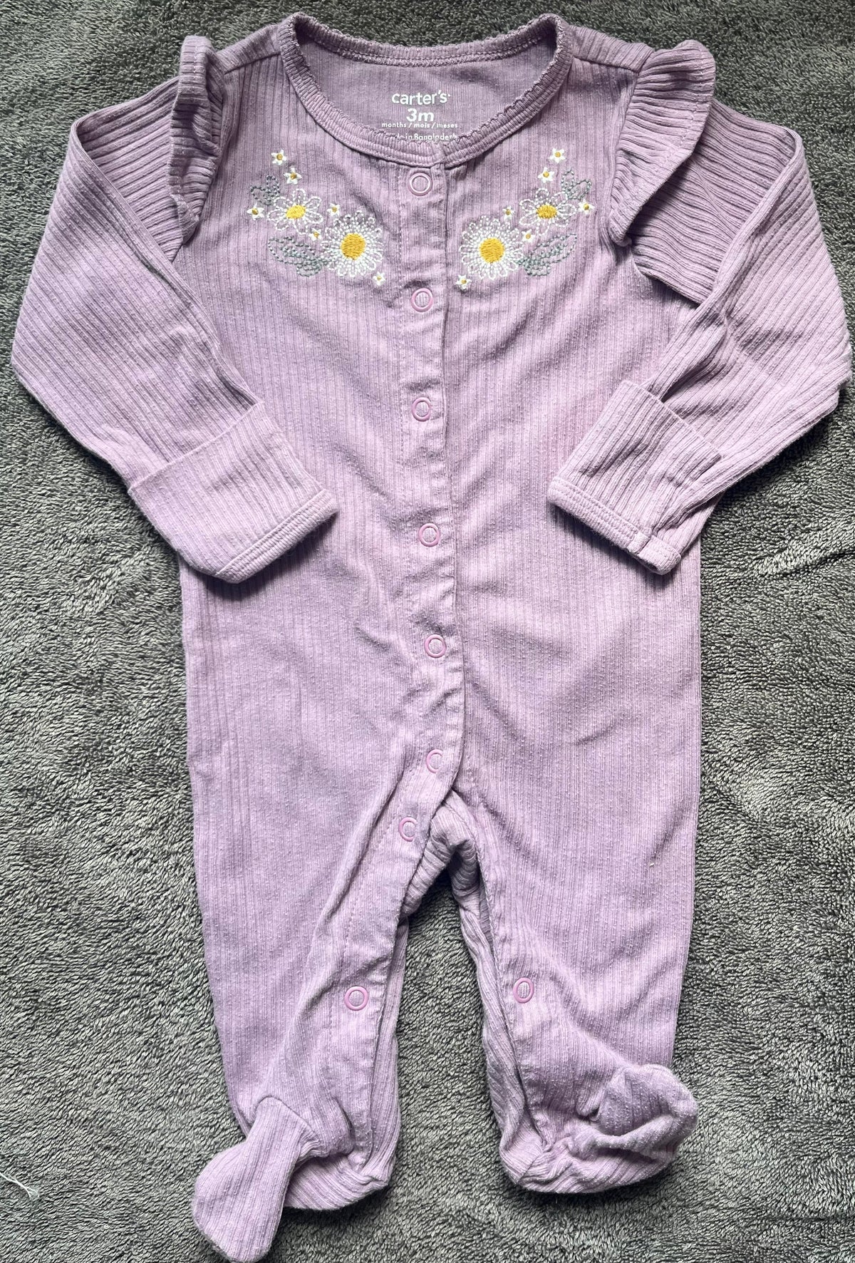 Seller #13 Carter’s girls 3 months sleeper pajamas