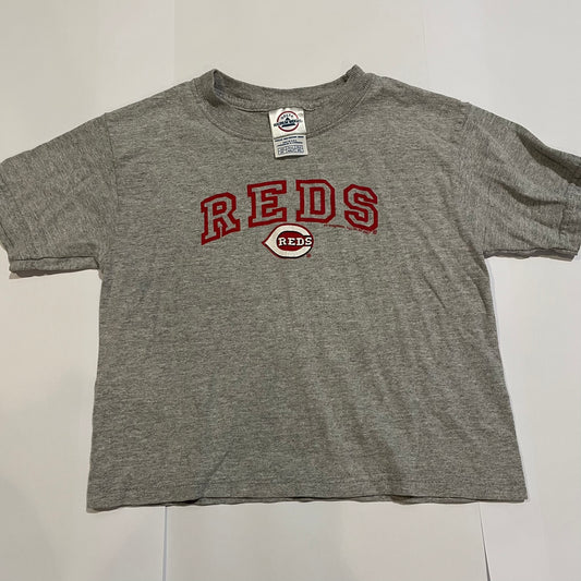 #126 Cincinnati Reds SS Grey Shirt 4T GUC