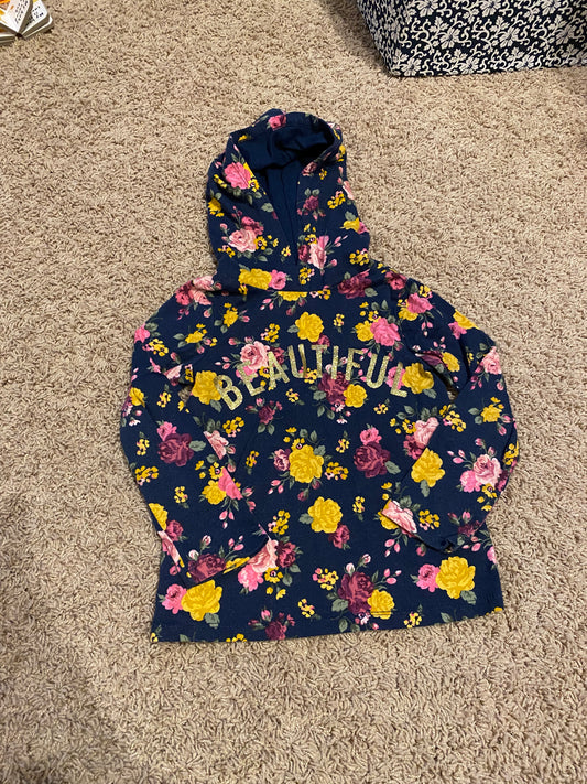 Girls 3T hooded shirt - stretchy