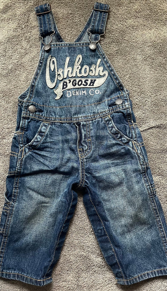 Seller #13 OshKosh boys 9 months denim overalls