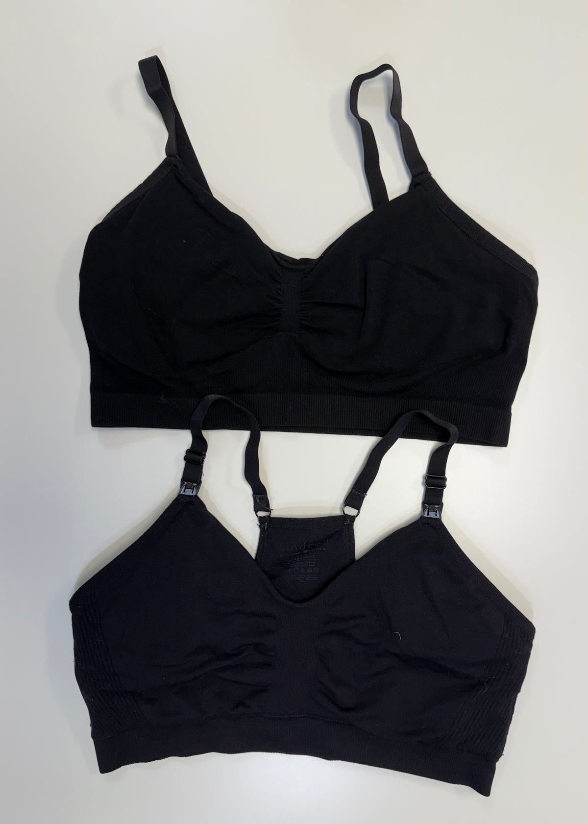#110 Kindred Bravely Nursing & Pumping Bras Set of 2 Bundle Size L