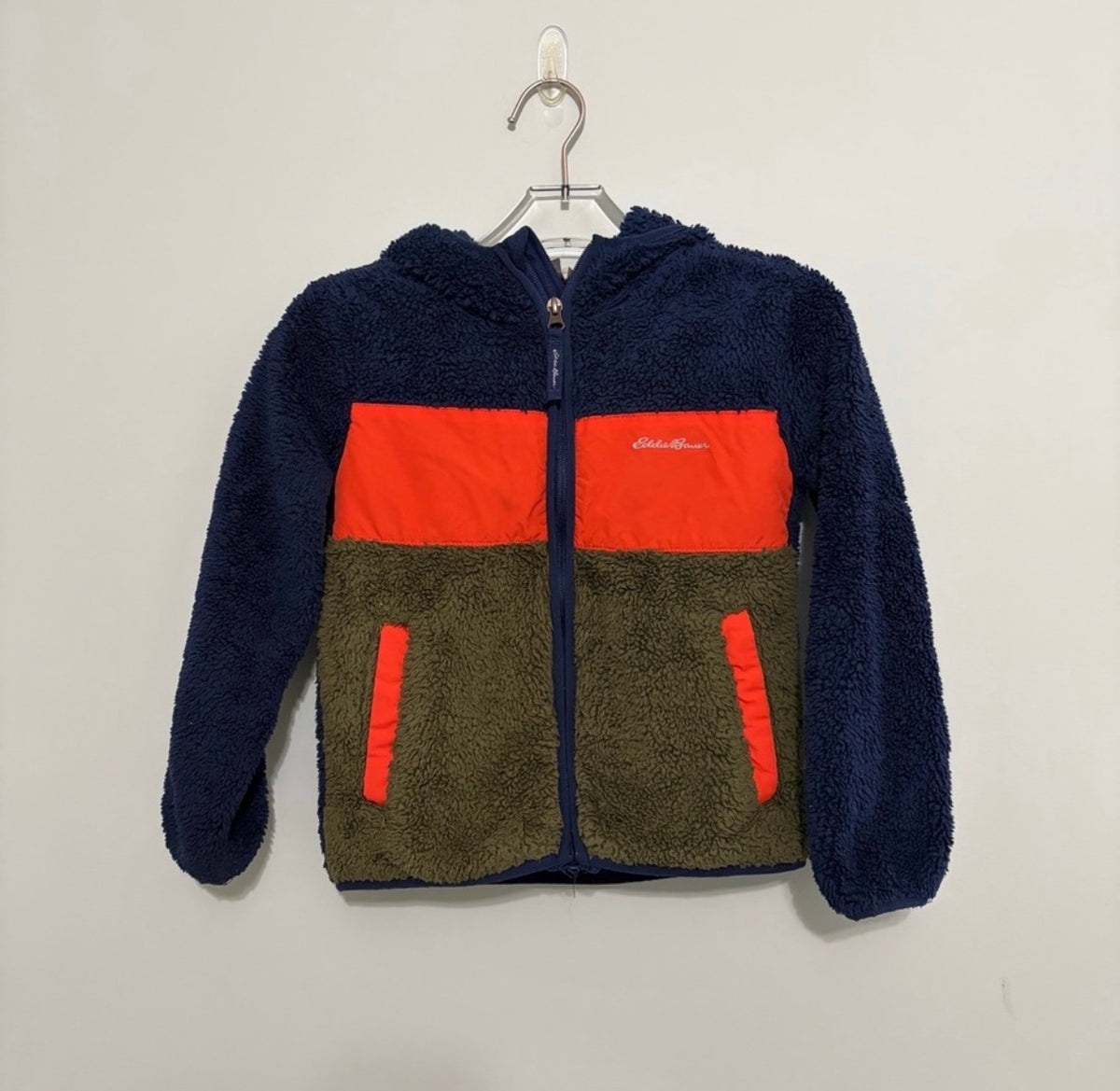 #96 | Size XS | Eddie Bauer Boys Fuzzy Jacket