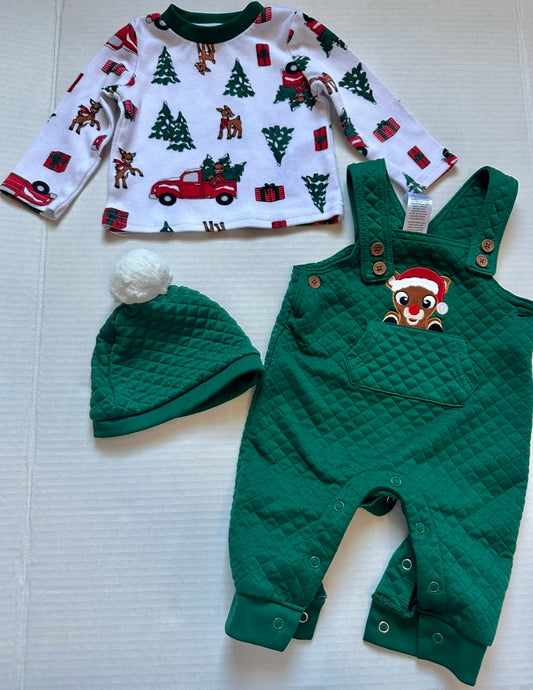 #93 Rudolph Christmas Set Gender Neutral 6M