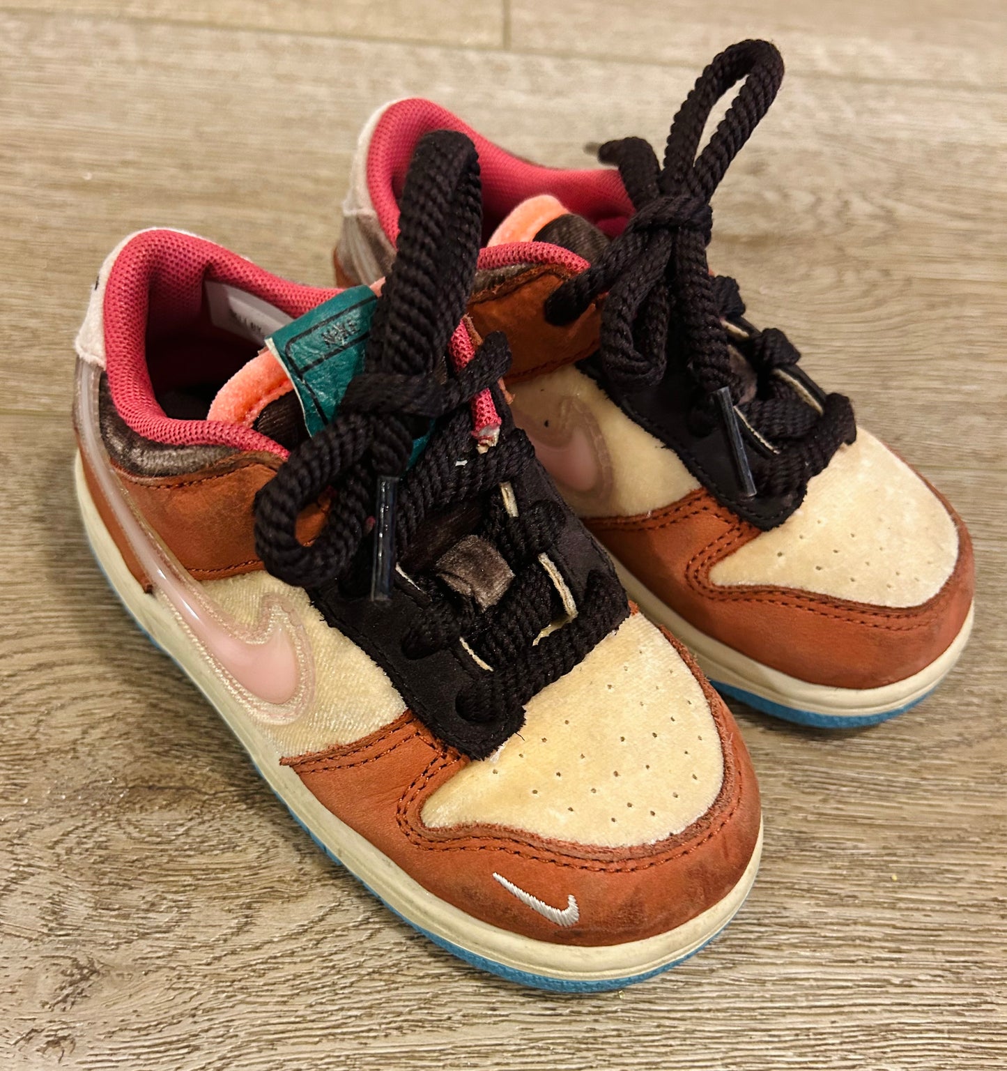 #71 8c Nike x Social Status Chocolate Milk Dunk Lows