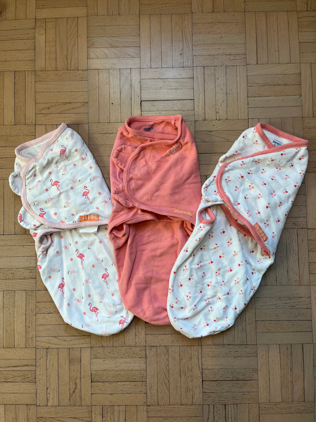 #195 Girls Swaddle Me Bundle size small/medium