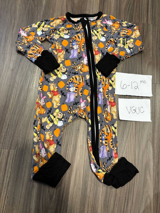 #138 - 6-12 Mo VGUC Bamboo Pooh Halloween Zippy