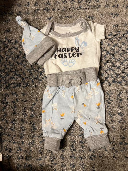 REDUCED Baby Bunny Easter Outfit ( 3 piece bundle ) Newborn