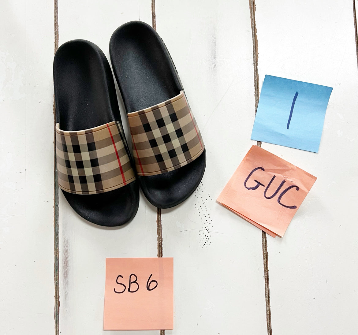 Seller 196 Burberry slides