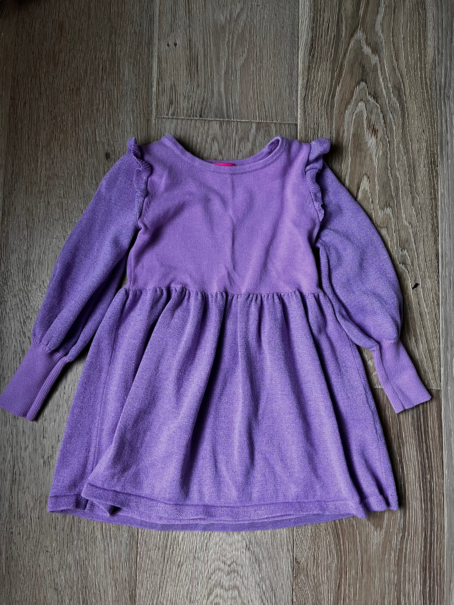 #47 Lilly Pulitzer Girls purple Sweater dress size 2-3T/