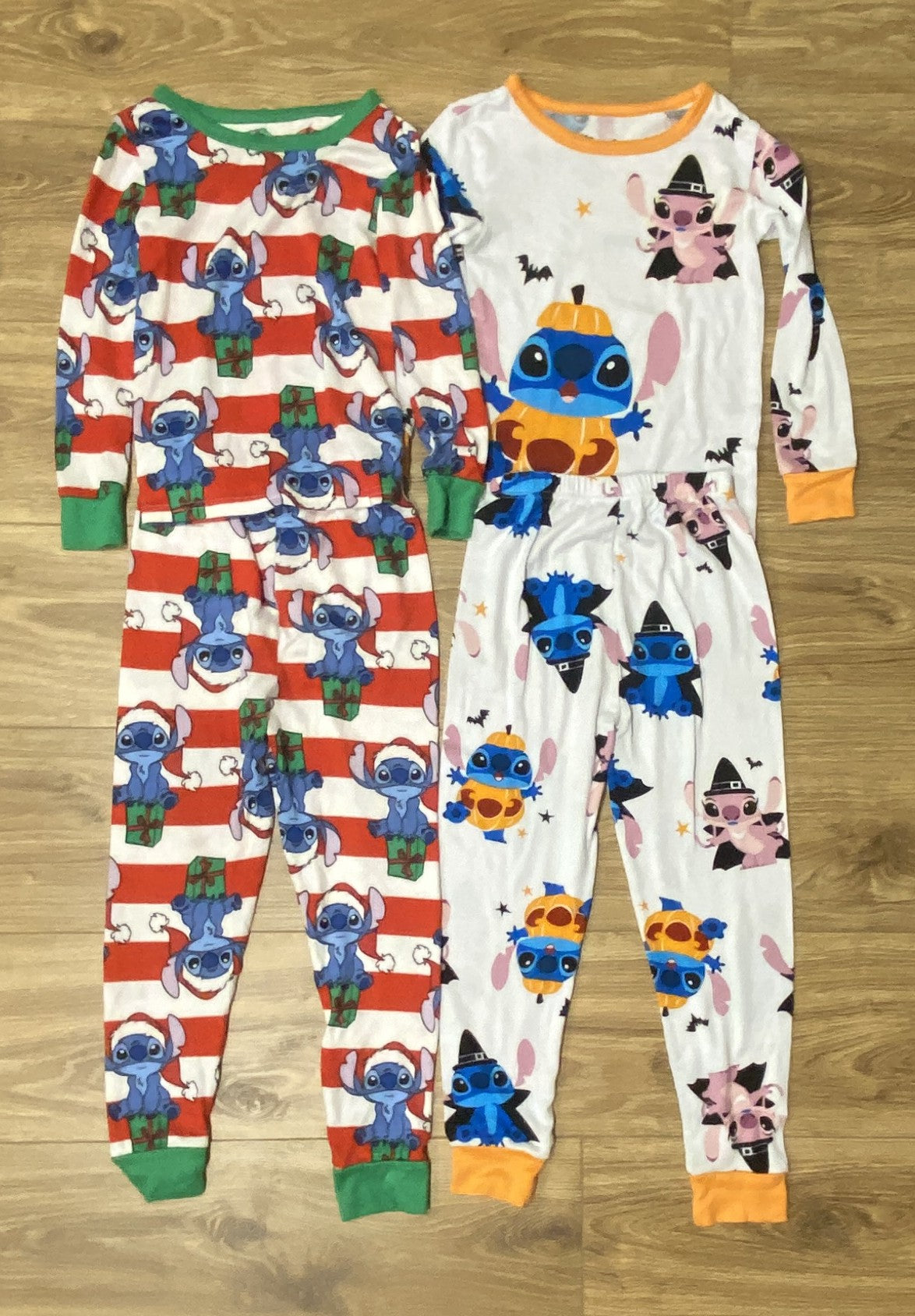 Seller #100 Girls Size 8 Disney Holiday Pajama Bundle