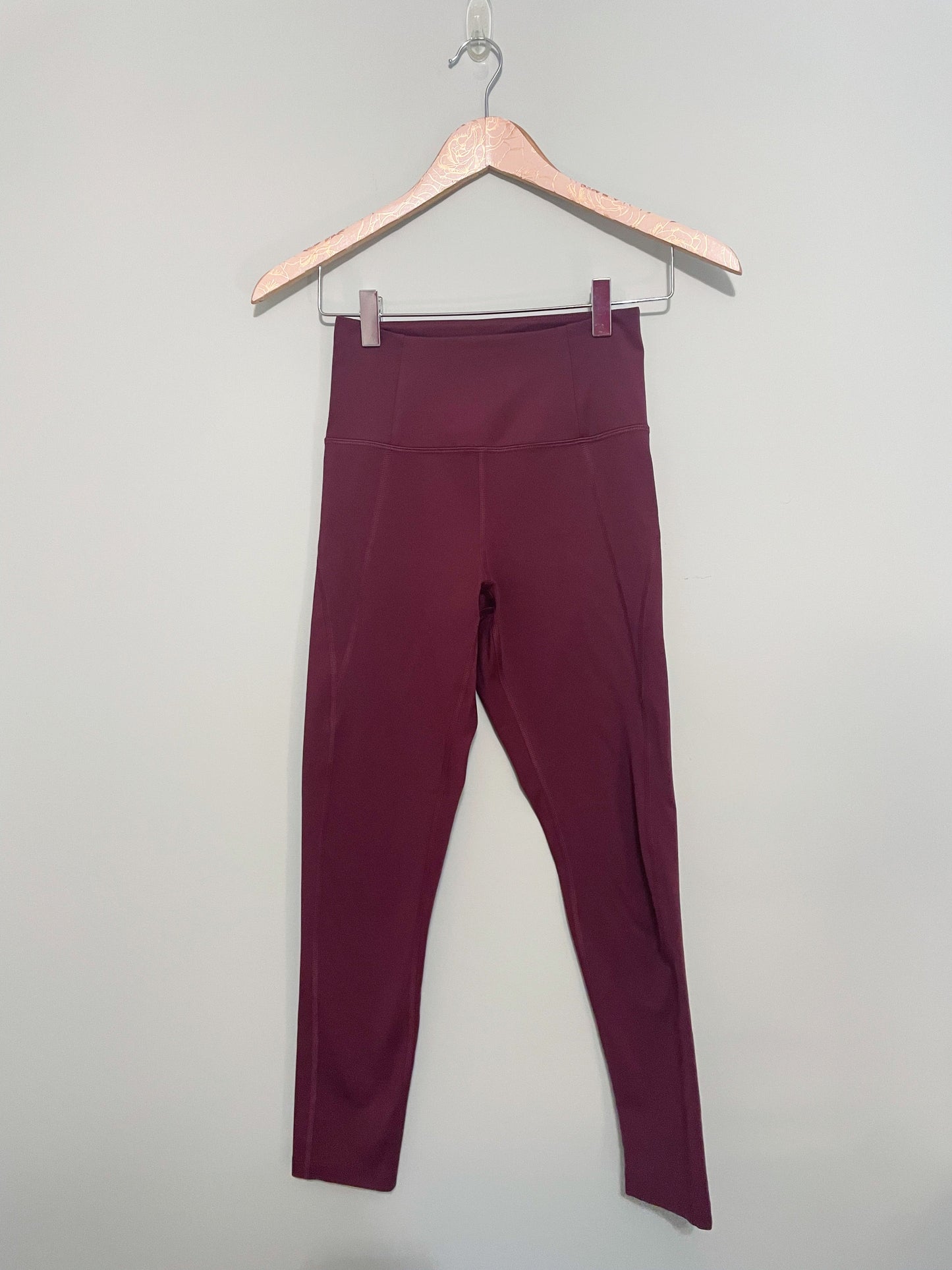 #118 | Size XS | Girlfriend Collective Women's Maroon Leggings