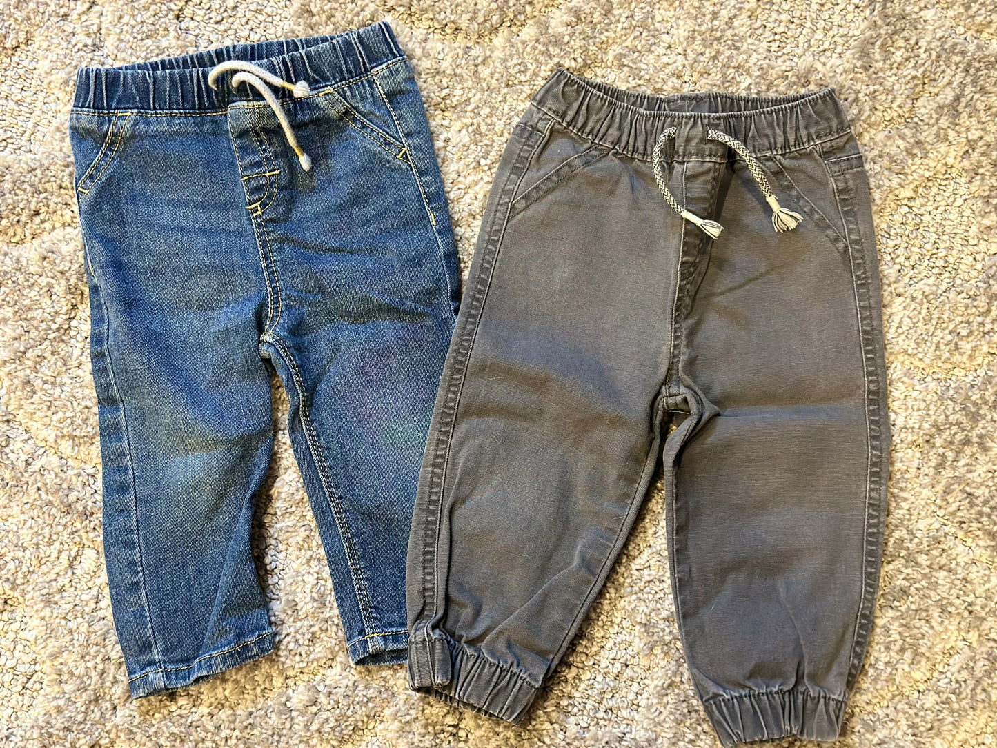 #82B 2 Pack Jumping Beans Pants - 18 Months