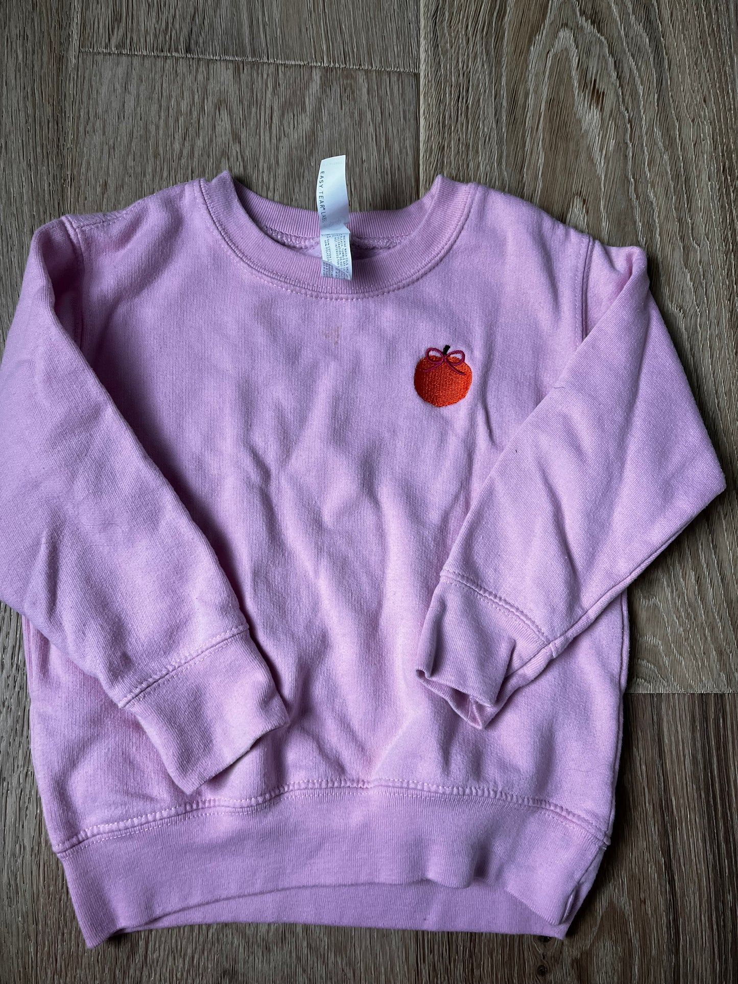 #47 Boutique girls Pink pumpkin sweatshirt size 3