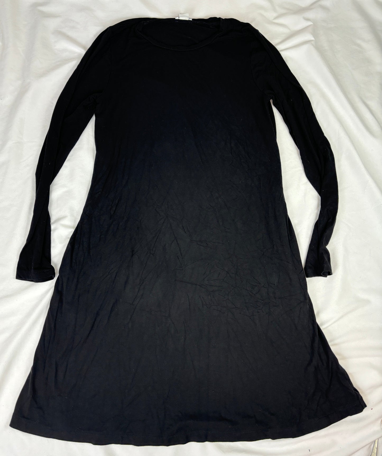 #14 Women XS JCrew Mercantile Black Stretch Swing Dress with pockets