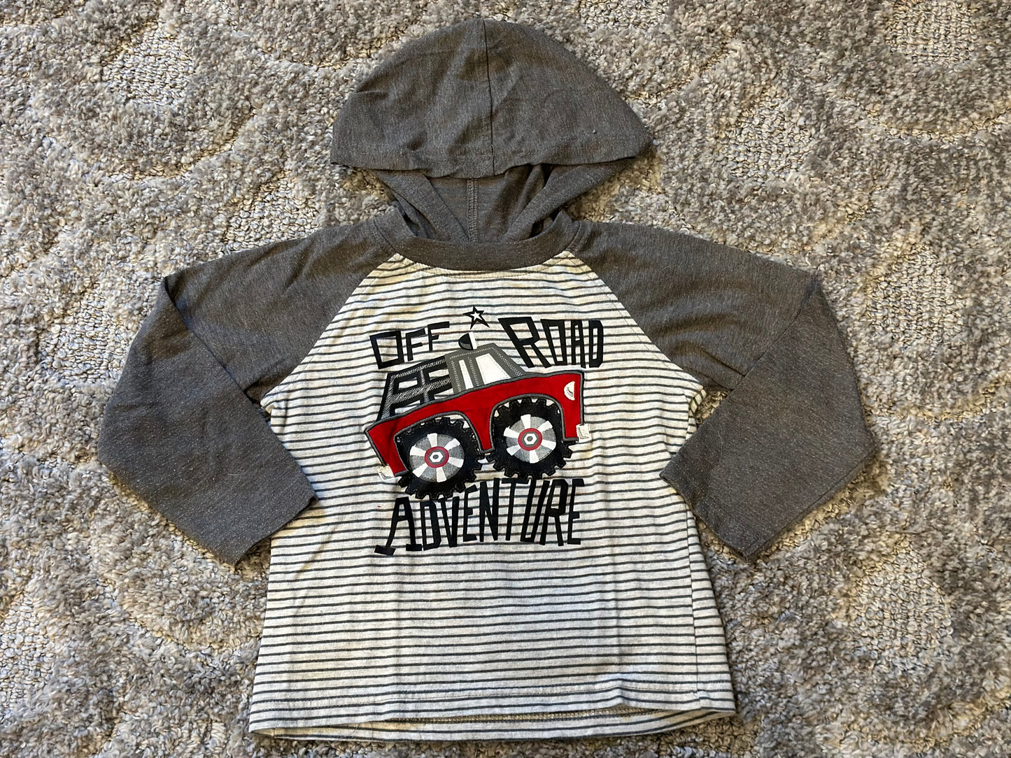 #82B Kids Headquarters Hooded Shirt - 3T