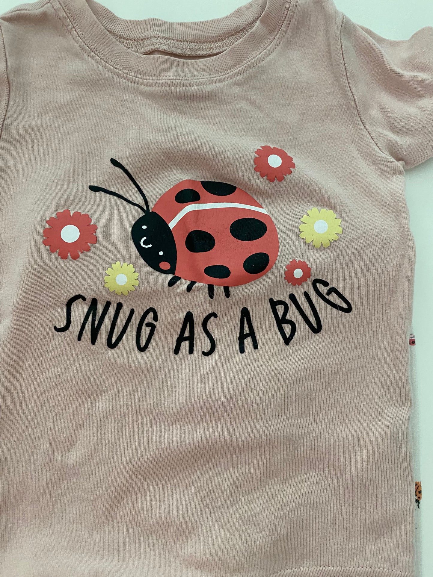 #84B-Old Navy snug as a bug pajamas, Girls 3T, GUC