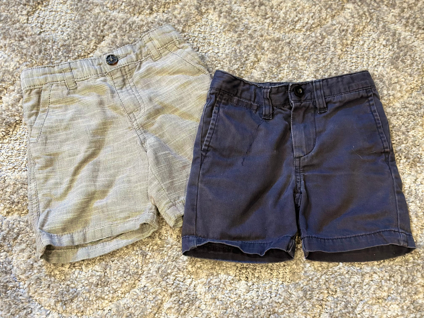 #82B 2 Pack Boys Chino Shorts - 2T