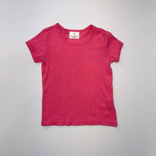 Seller 189 Girls 4T (100cm) Hanna Andersson Lily Pink Solid Power Tee GUC