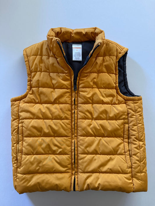 REDUCED #92 Boys 3 t Gymboree yellow puffy winter zip vest
