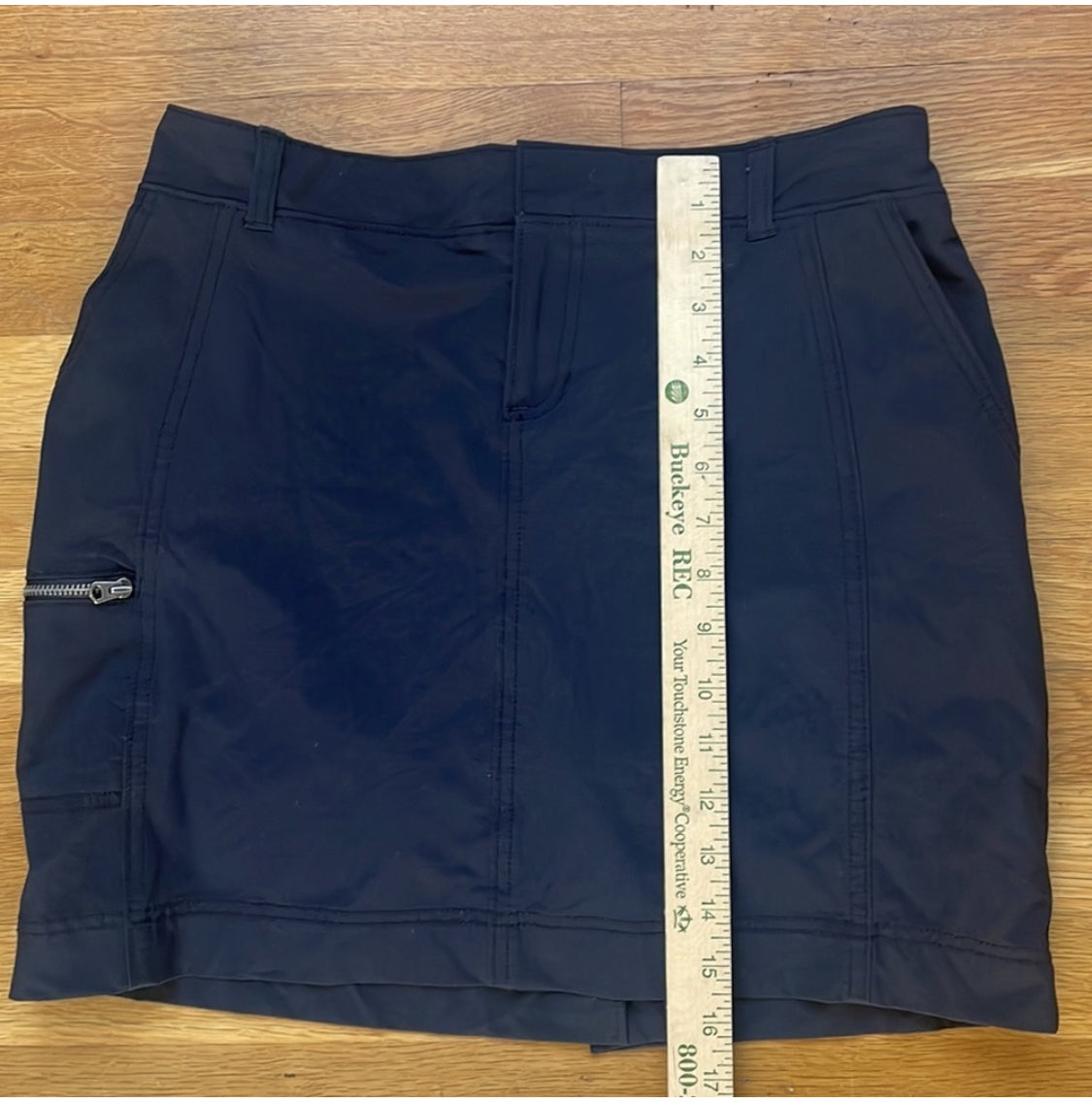 Athleta Trekkie Skirt / Skort black  size 6