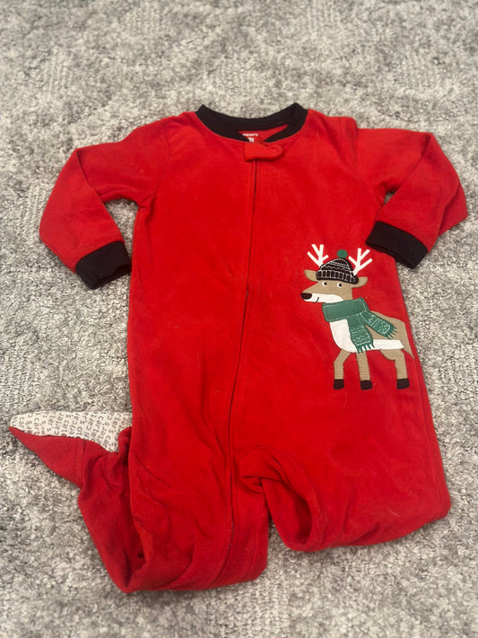 #82B Carter's Holiday Jammies - 3T